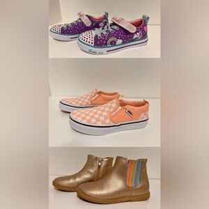 Lot of girls sz 12 and 13.5 shoes (3 pairs)